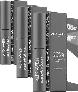 ALIX AVIEN Suya Dayanıklı Kalıcı Etki Yoğun Pigmentli Kahverengi Kaş Sabitleyici Maskara - Eyebrow Mascara 803 (3 paketi)