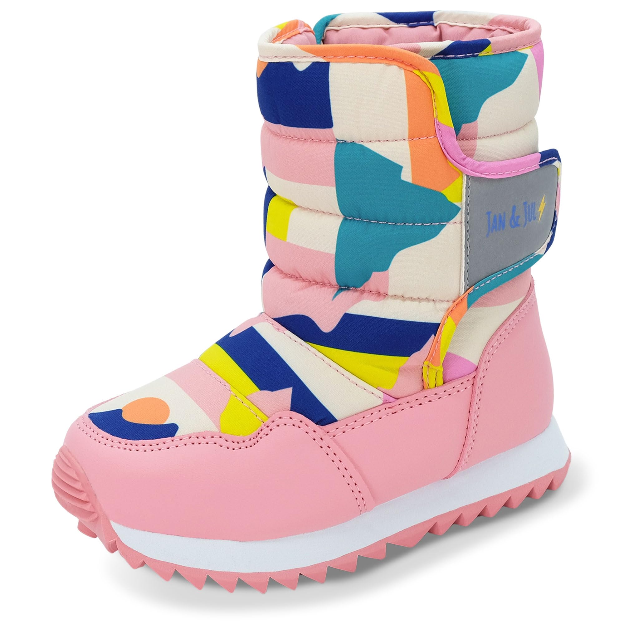 JAN & JUL Botas de nieve resistentes al agua para niños pequeños y niños