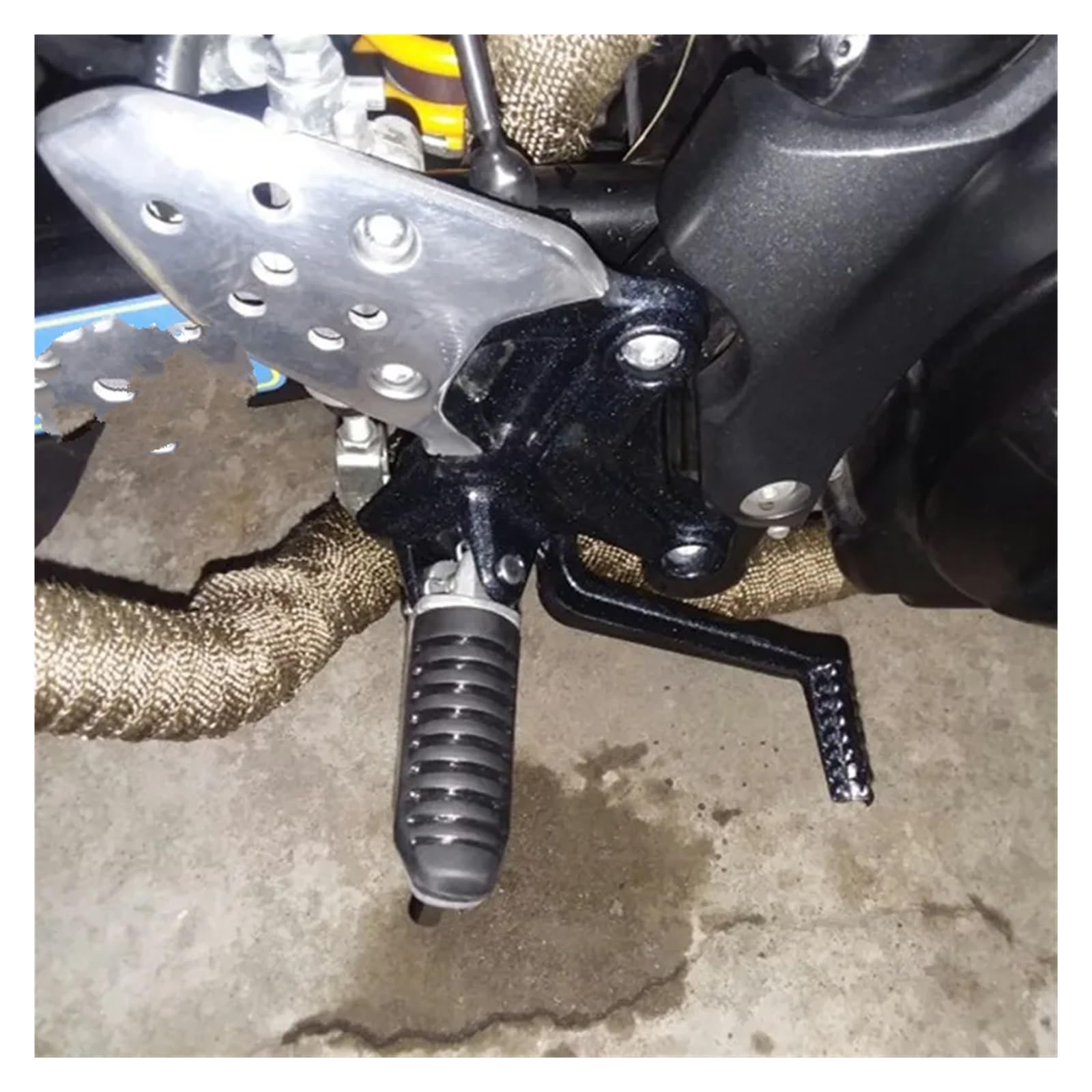 Poggiapiedi Passeggero Posteriore Per Moto – Adatto Per Suzuki V-Strom, Bandit, GSX, GSR E Hayabusa – Coppia In Alluminio E Gomma