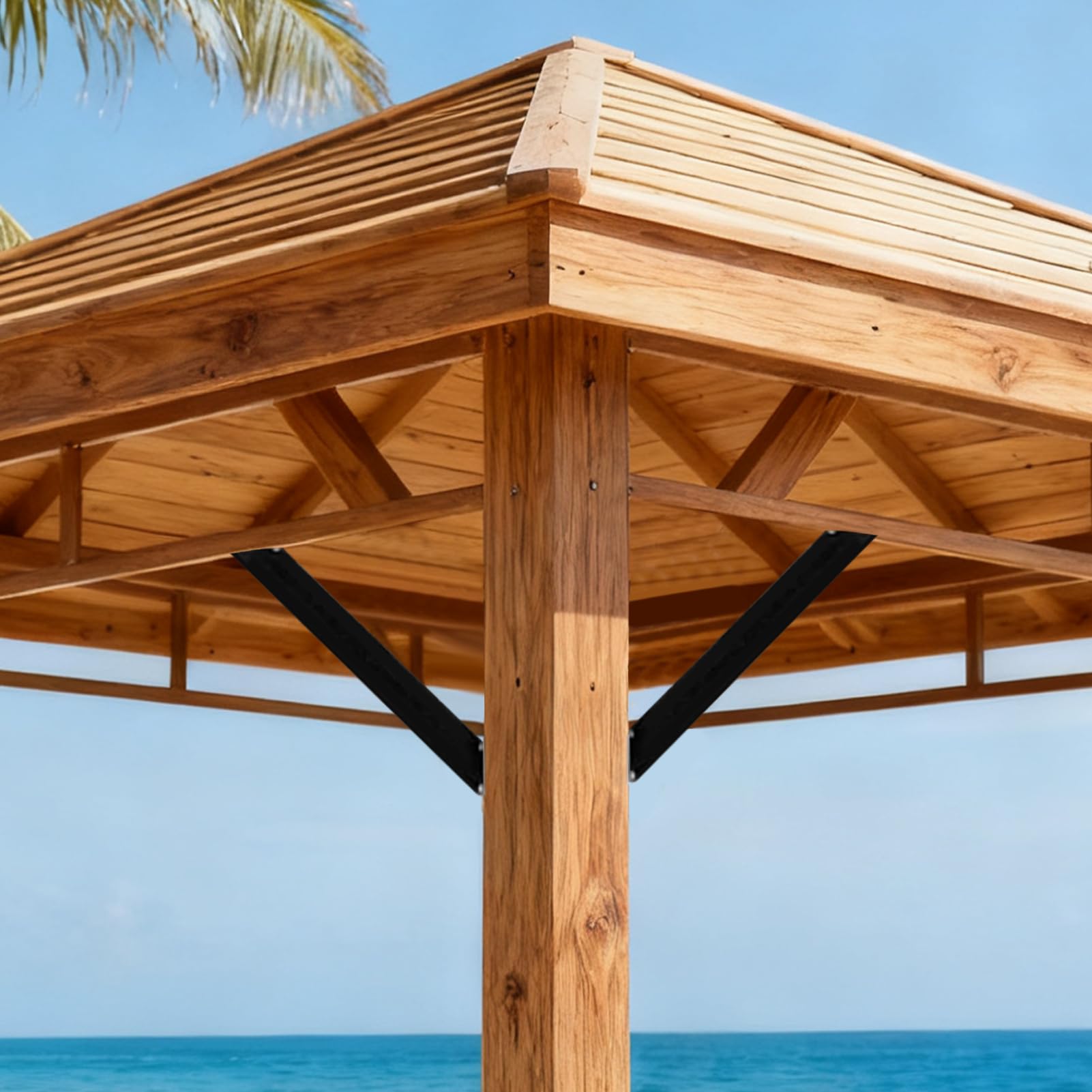 Équerres D Angle 45 Degrés 2 Pièces Équerre Pour Pergola