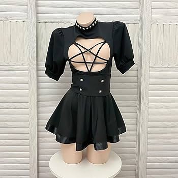 Amazon.co.jp: NOBONU コスプレ ゴスロリ ワンピース ゴシック