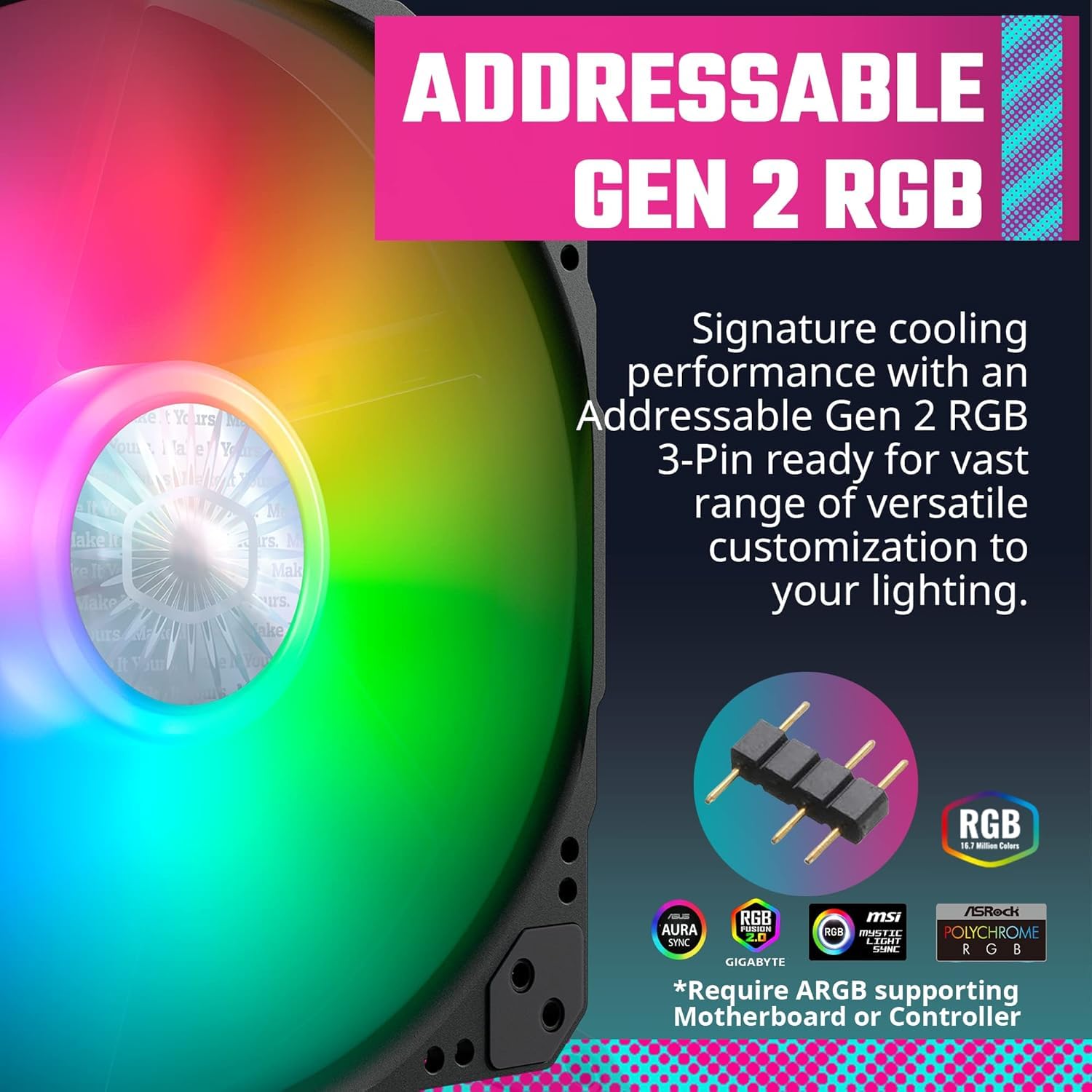 Amazon.com: Cooler Master SickleFlow 200 ARGB : Electronics