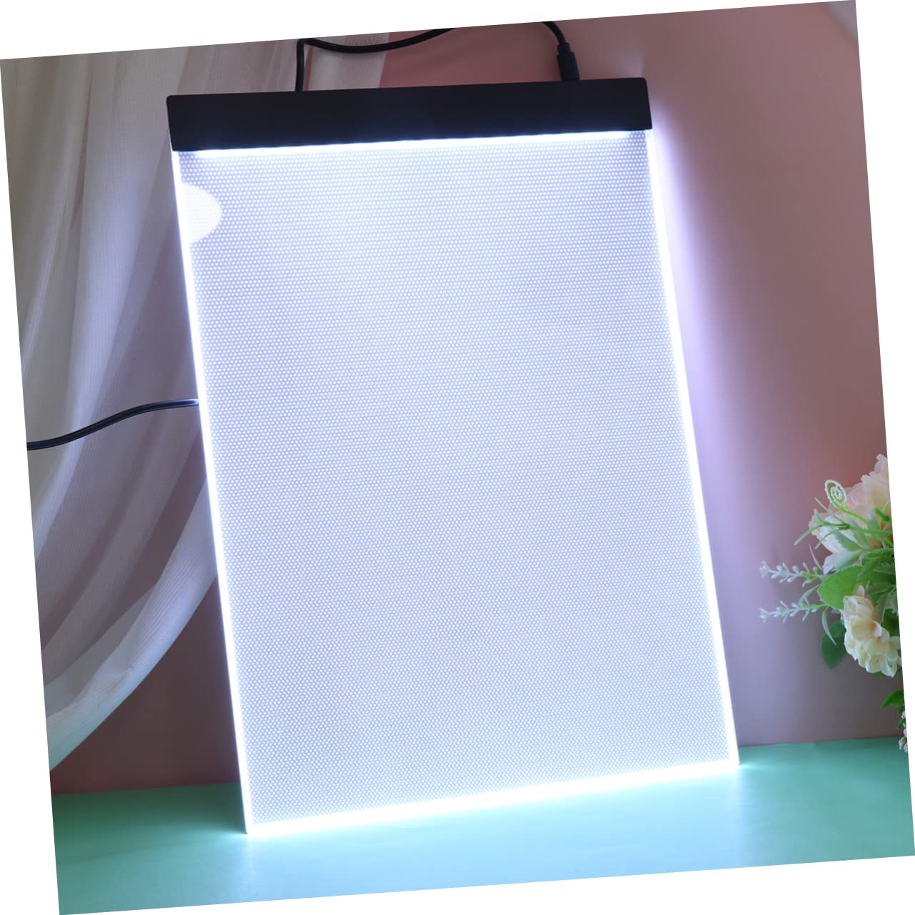 Table Lumineuse A4 LED de Traçage, Planche Acrylique pour Copie