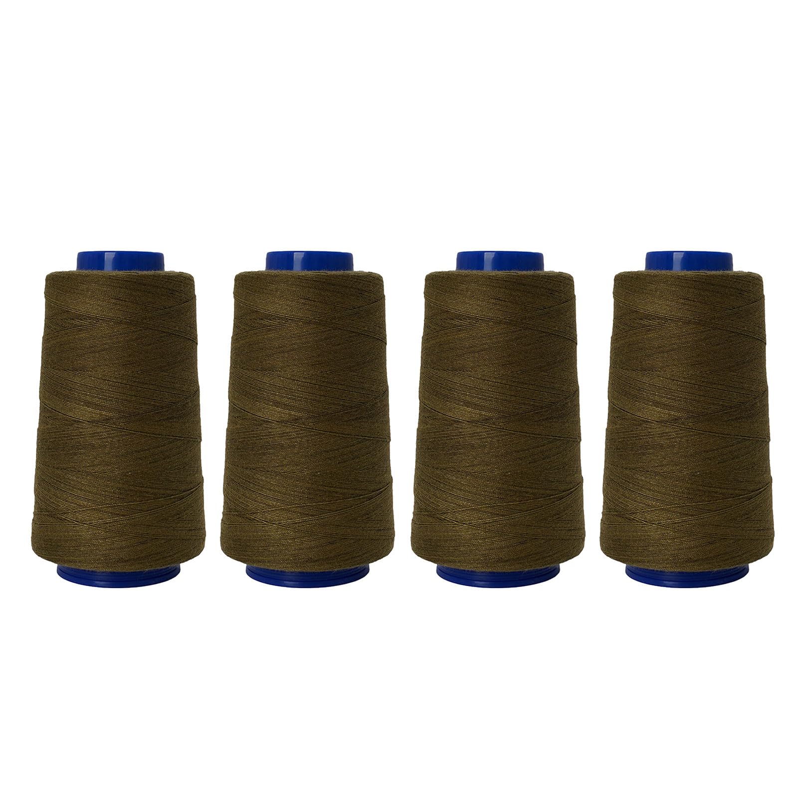 Tsophreniq Army Green 4 Spools Of Polyester Thread Embroidery Machine Thread 1000Yds Each For Sewing Machine Hand Stitching Needlework Project Professional Tailoring
