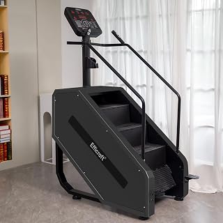 Stair Stepper Machine with LED Screen, Commercial Grade Stair Climber, Continuous Climbing Exercise Machine for Cardio, 15 Speed Levels Stair Master, 15-164 Steps/Min