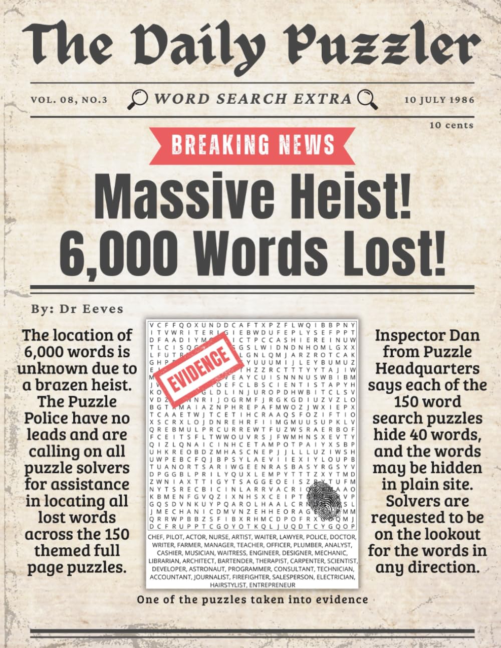 The Daily Puzzler: Word Search Extra: Big Word Search Book | 6,000 Words | 150 Themed Large Print Puzzles | Word Finds for Adults, Seniors, and Teens (The Wonders of Words)