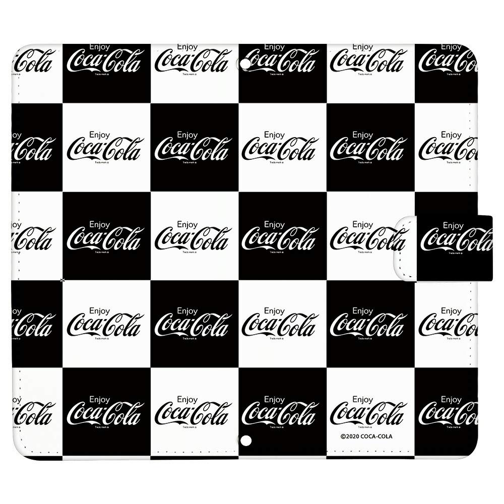 SmaSmaSweets iPhone 14 ケース [デザイン:K.ブロック(黒)/マグネットハンドあり] Coca-Cola コカ コーラ  iPhone14 アイフォン14 ip14 手帳型 スマホケース スマホカバー 手帳 携帯 カバー