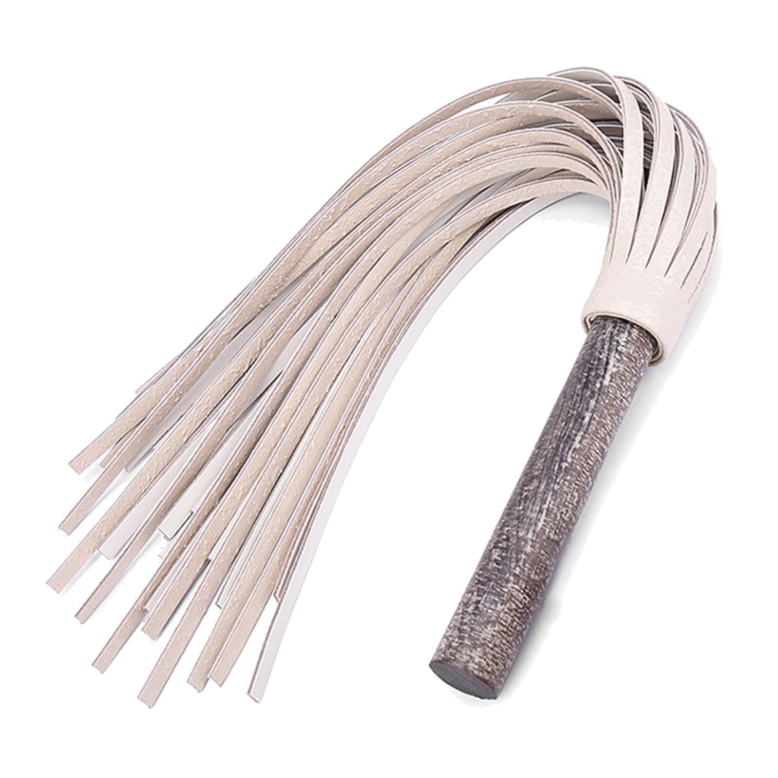Peitsche Flogger Sex Hart SM Gerte Pferd Spanking Reitgerte Bull Whip Holzimitat Griff Rindsleder Quasten BDSM Bondage Sklave Erotische ZubehöR Sexspielzeug Für Erwachsene Paare Extrem