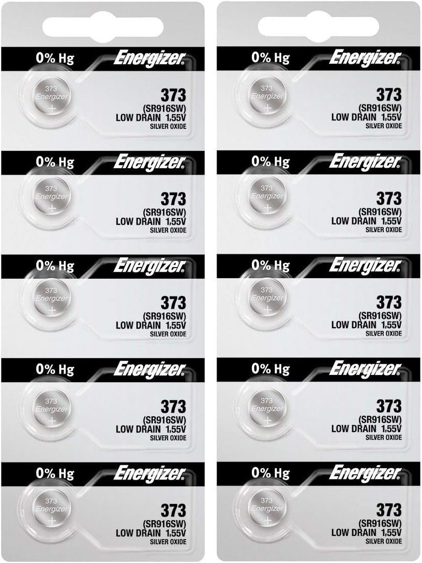 10 373 Energizer Watch Batteries SR916SW Battery Cell