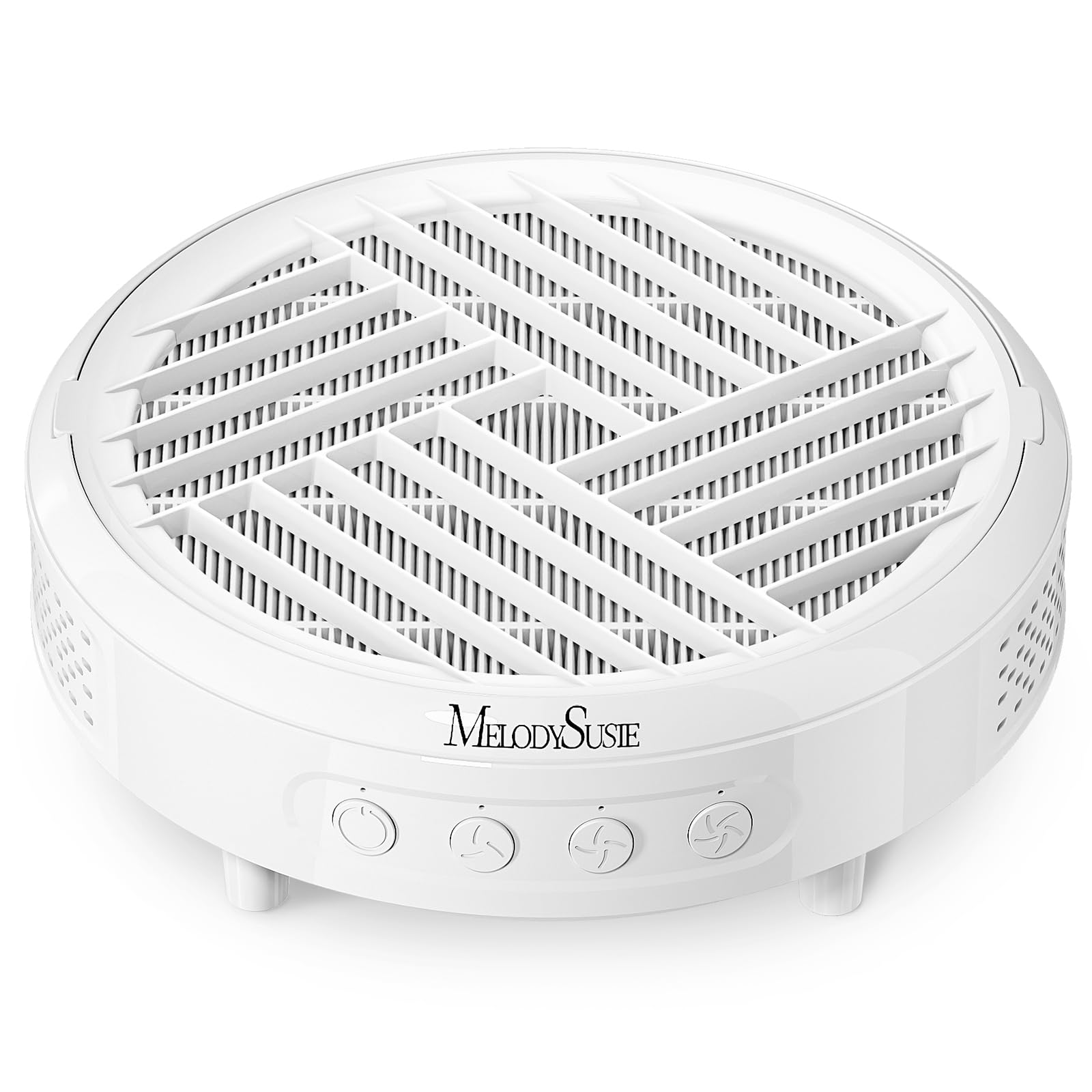 MelodySusie Compact Nail Dust Collector,Hpro 3800RPM Vacuum Fan Dust Extractor with Reusable Filter for Salon & Home,WhiteMelodySusie Compact Nail Dust Collector,Hpro 3800…