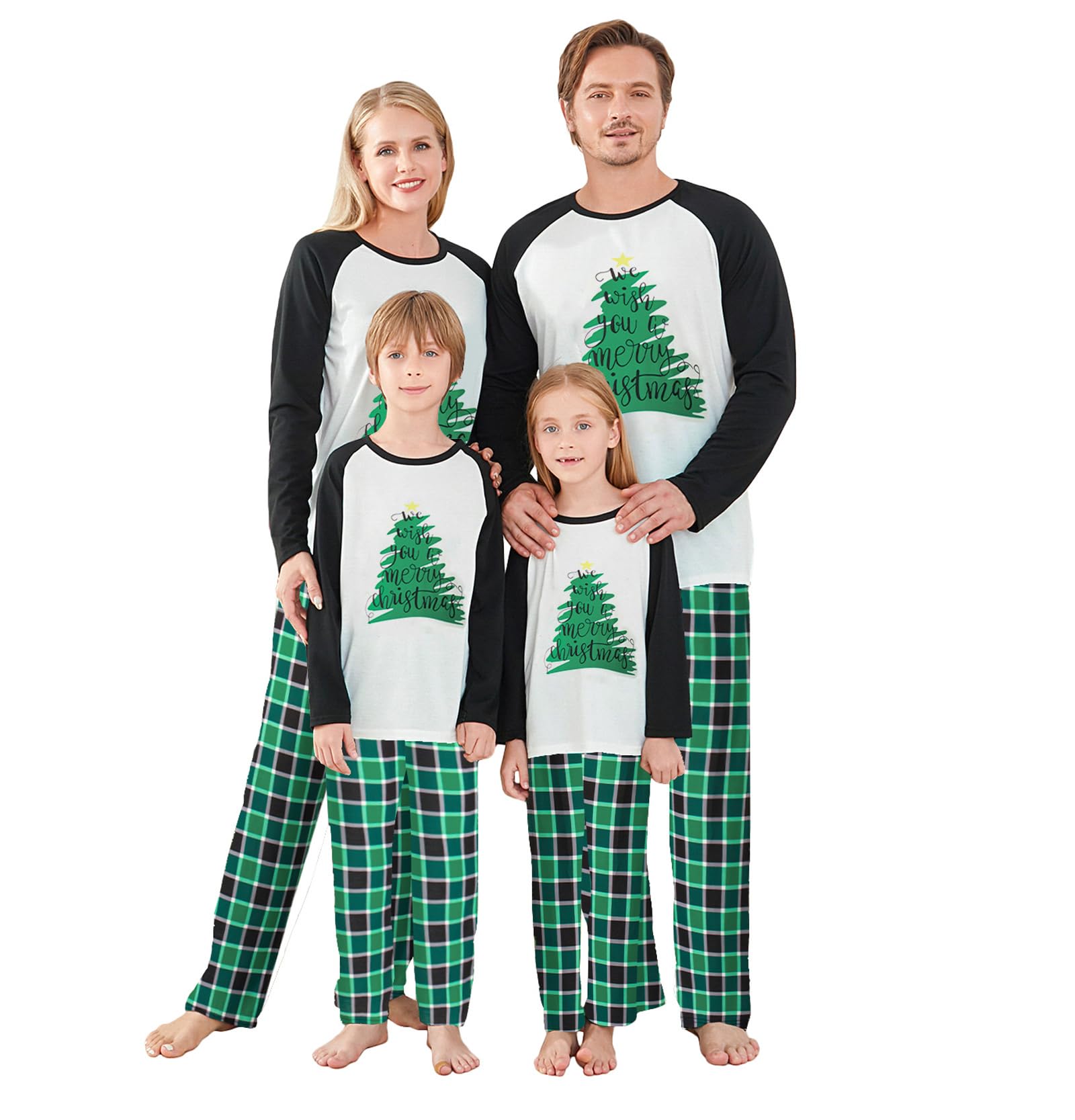 WephuPSho Christmas Family Matching Pajamas, Festive Xmas Jammies Sets for the Whole Family, Holiday Pjs Christmas