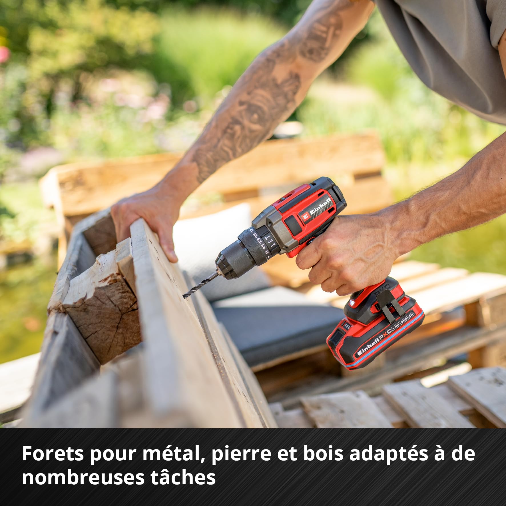 Original Einhell E-Case coffret à outils 78 pièces rénovation (rénovations, set de forets, set d’embouts, outil à joints, pinces, spatule, scie à bois, clé à molette, niveau à bulle, coffret système)