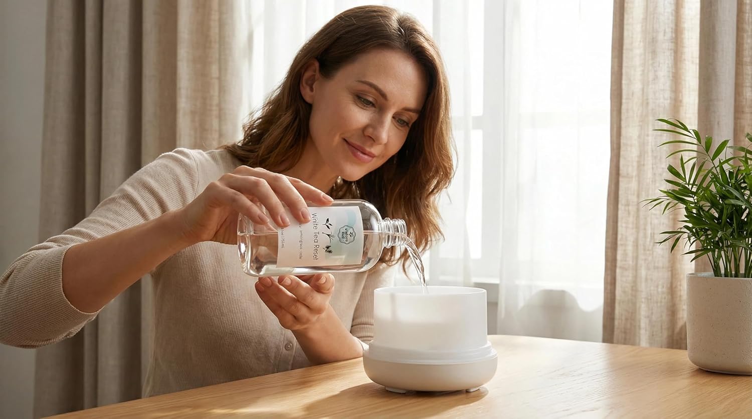 White Tea Diffuser Oil Refill(8.5 Fl Oz),Luxury Hotel Collection Diffuser Oil Inspired by Westin,100% Natural for Home&Office| Essential Oil for Ultrasonic Machine, Room Spray, Air Freshener, HVAC - Image 3