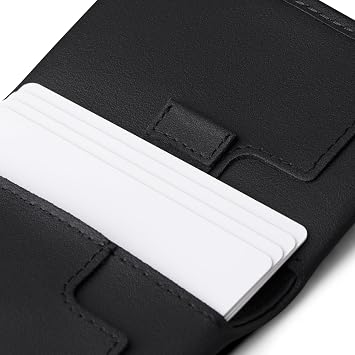 Bellroy Slim Sleeve, Leather Wallet - INNOVERATMBlack | Slim leather wallet for men with room for up to 11 cards and bills