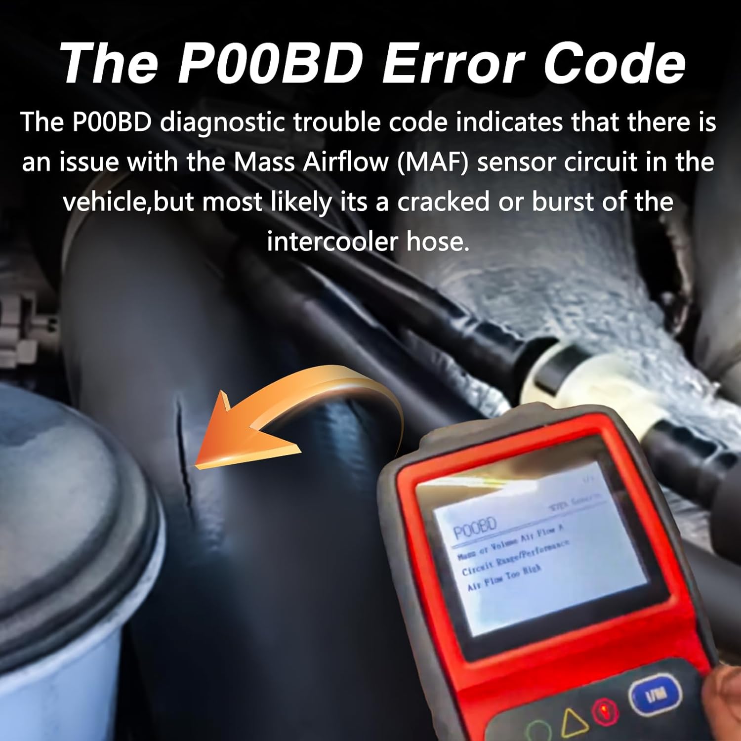 Upgraded Turbo Intercooler Outlet Tube Hose Kit Compatible with Ford F-250 F-350 Super Duty 6.7L PowerStroke 2017-2019 Replace#: HC3Z-6F073-B