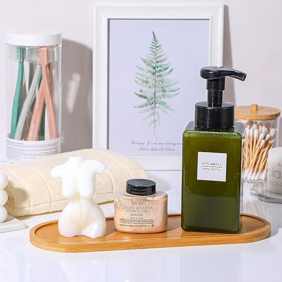 Bambu Oval Sunum ve Servis Tepsisi Yağdanlık Altlığı Mutfak ve Banyo Organizer Sunumluk Kahvaltı Tabağı Çerezlik Kahvelik Çok Amaçlı Sunumluk