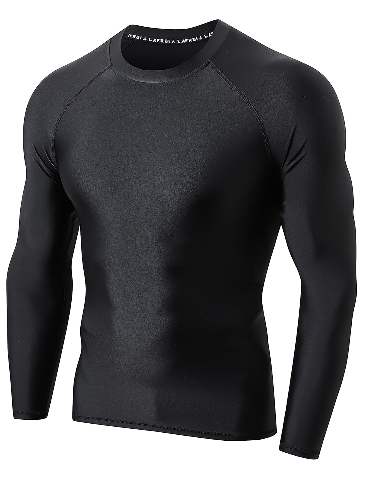 LAFROI Herren Langarmshirt UPF 50+ Kompression, BJJ, Schwimmen, Rashguard