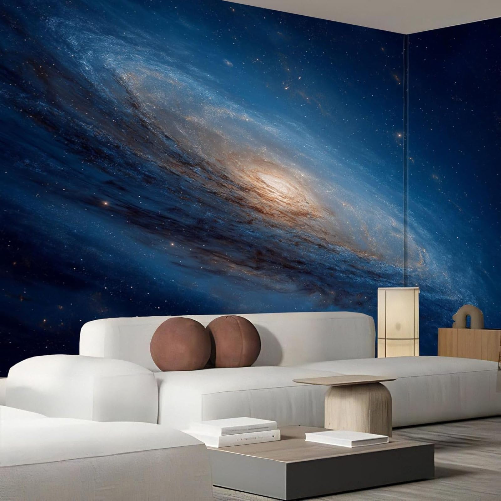 kfjhgbdshhj Photo Wallpaper 3D Effect Nature Starry Sky Abstract Swirl Nebula Non-Woven Modern Living Room Decoration Motif Wallpaper,200cmx140cm Stickers - Frameless Painting - Poster