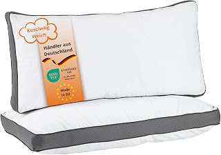 sleepling 2er Set Lyocell Kopfkissen 40x80 cm, Kissen Ultra weich & extra Soft, Allergiker Schlafkissen 40 x 80, Bettkissen, Pillow, atmungsaktiv, Oeko-Tex, Made in EU, bis 60 Grad waschbar