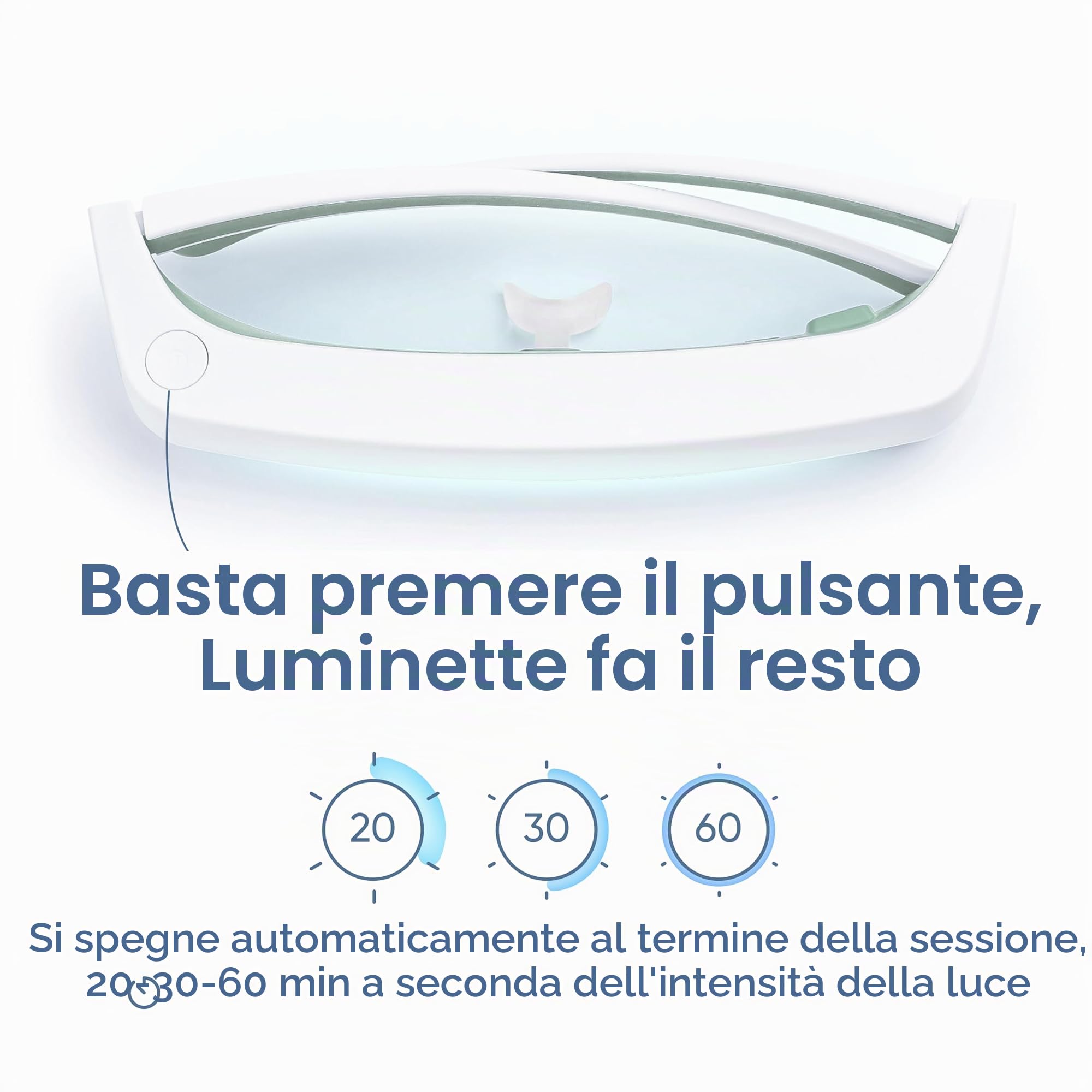 Luminette 3 Occhiali per Terapia Della Luce - Lampada a Luce Terapia Bianca Indossabile per Insonnia, Jet Lag, Stanchezza e Disturbi Stagionali - Terapia Luce led Viso Portatili (verde)