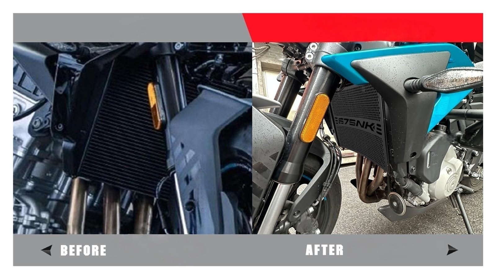 Protezione radiatore moto Per CF 675NK 675SRR 675 SR-R NK675 2024 2025 2026 Moto Accessori In Alluminio Griglia Del Radiatore Protezione Della Copertura