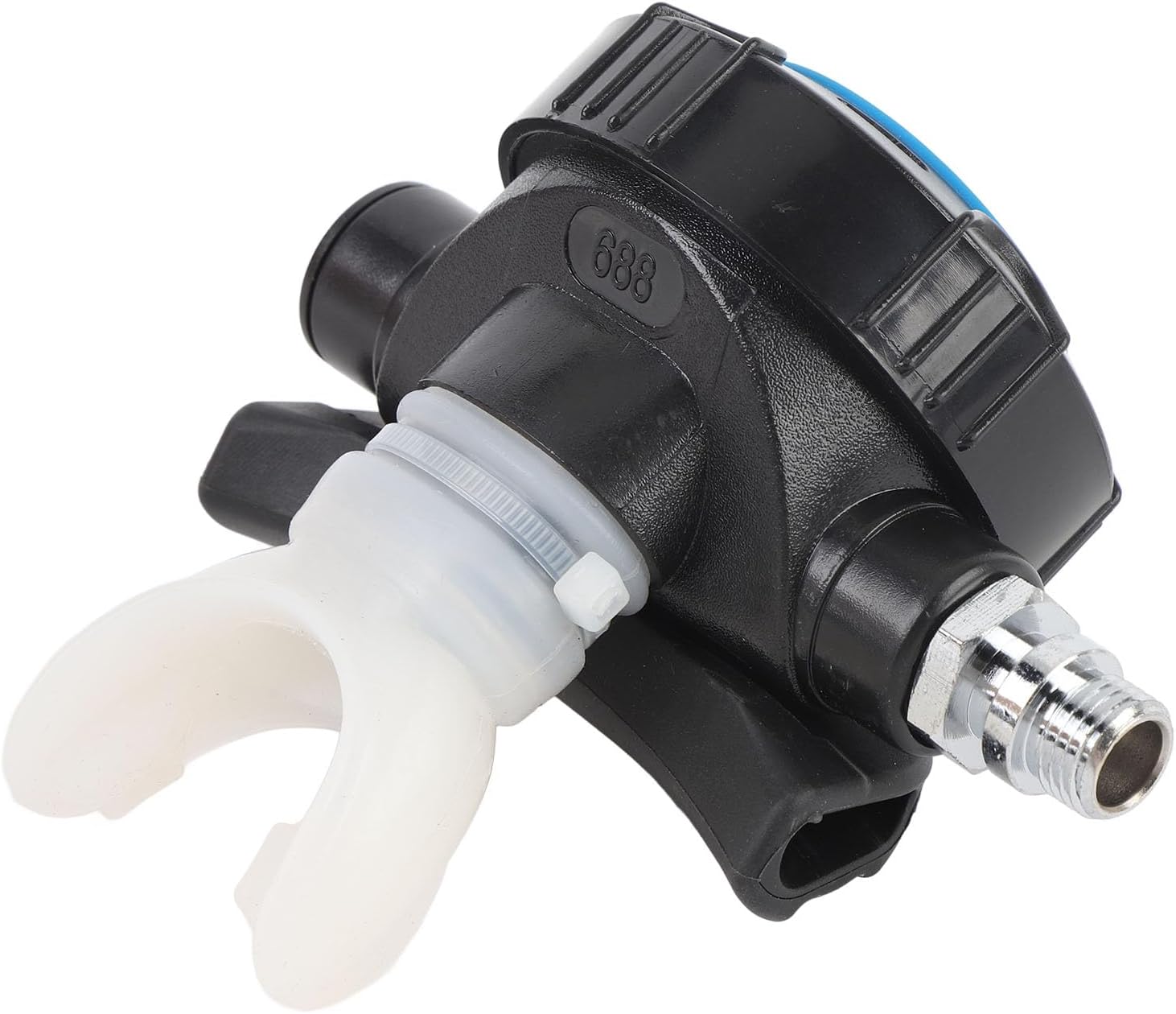 Yctze Silicone Mouthpiece Diving Regulator, Aluminum Alloy Construction Regulator, Side Exhaust System for Recreational Diving Underwater Rescue