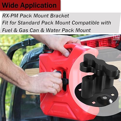 Miniatura 2 de RX-DLX-PM Pack Mount Endxedo Pack Mount Mount Lock con llaves compatibles con paquete de gasolina, paquete de combustible y gasolina, montaje de