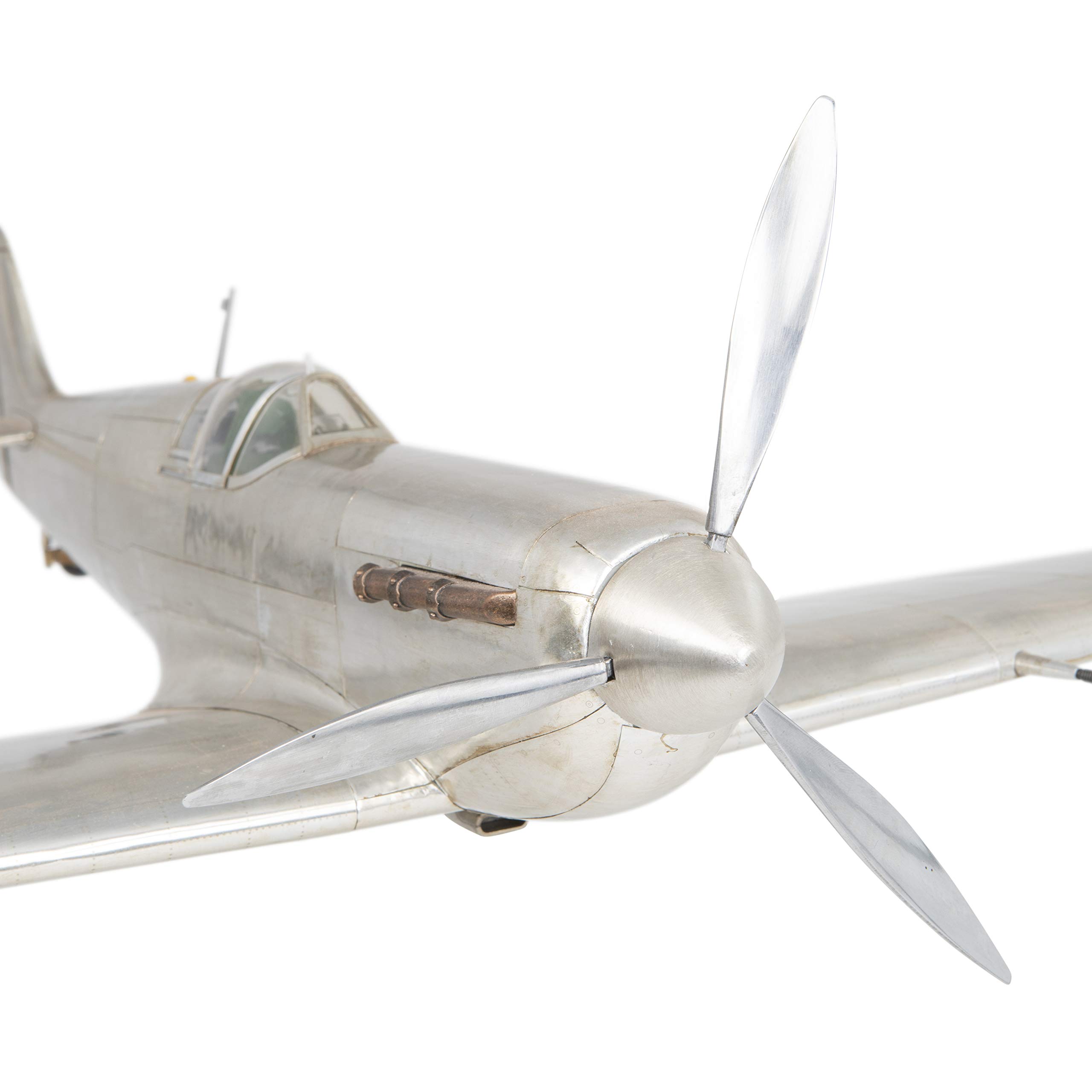 Authentic Models Brillibrum Modellflugzeug Supermarine Spitfire Plus Ständer Detailgetreu Metall Groß Flugzeug Bausatz Indoor Geschenke Geschenkidee