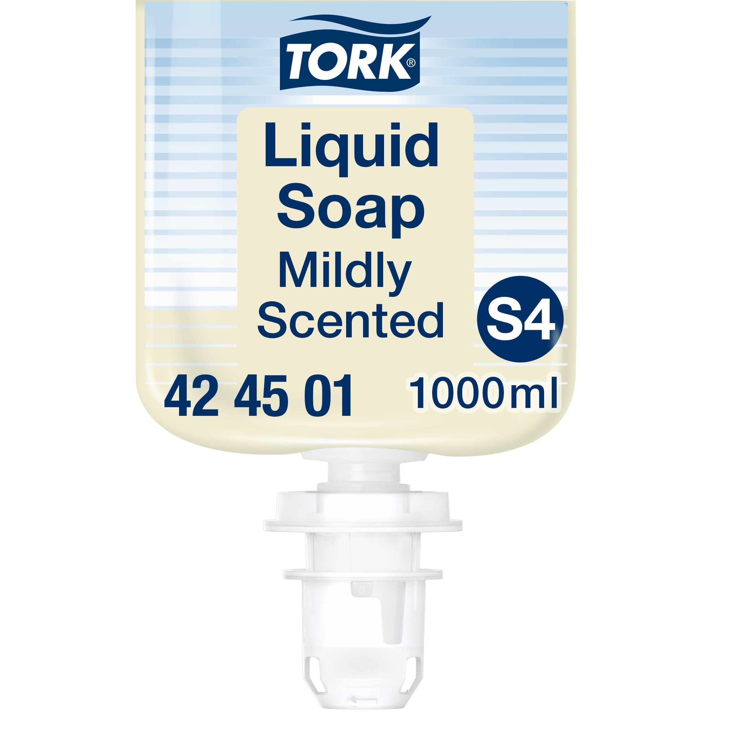 Tork Jabón Líquido Ligeramente Perfumado, 1000ml, 424501 EU Ecolabel EU Ecolabel