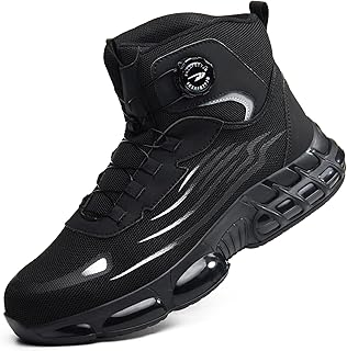 Botas de trabalho com suporte de ar