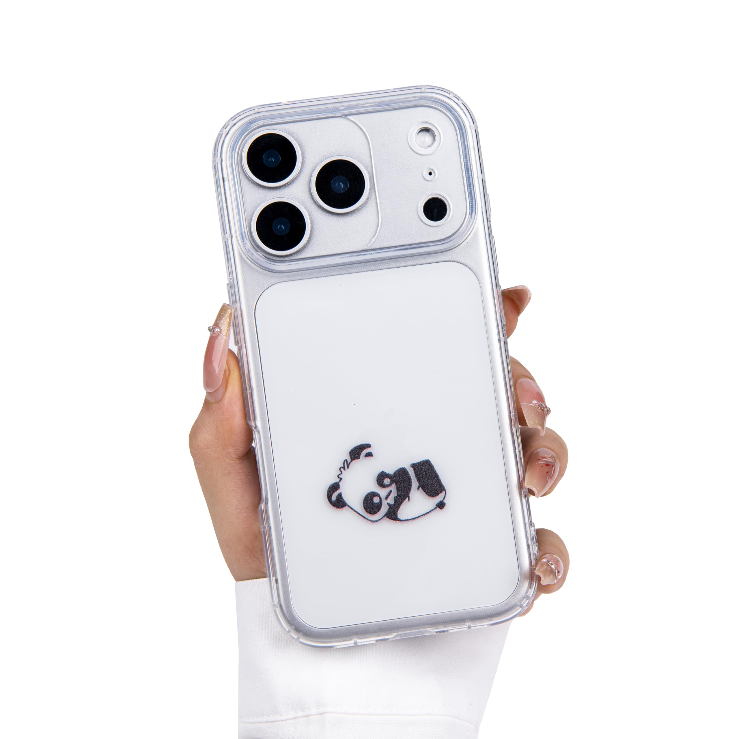 Einaily Hülle für iPhone 17 Case Crystal Clear Handyhülle Mode Chic Herz Muster Ultra Dünn Transparent Klare TPU Silikon Bumper Stoßfest Kratzfest Schutzhülle für iPhone 17 Slim Case Cover