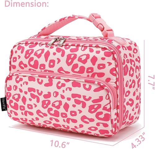 Miniatura 3 de Fiambrera para niños con hebilla, refrigerador aislado, bolsa térmica para comidas de regreso a la escuela, para niñas, niños de FlowFly (Unicornio)