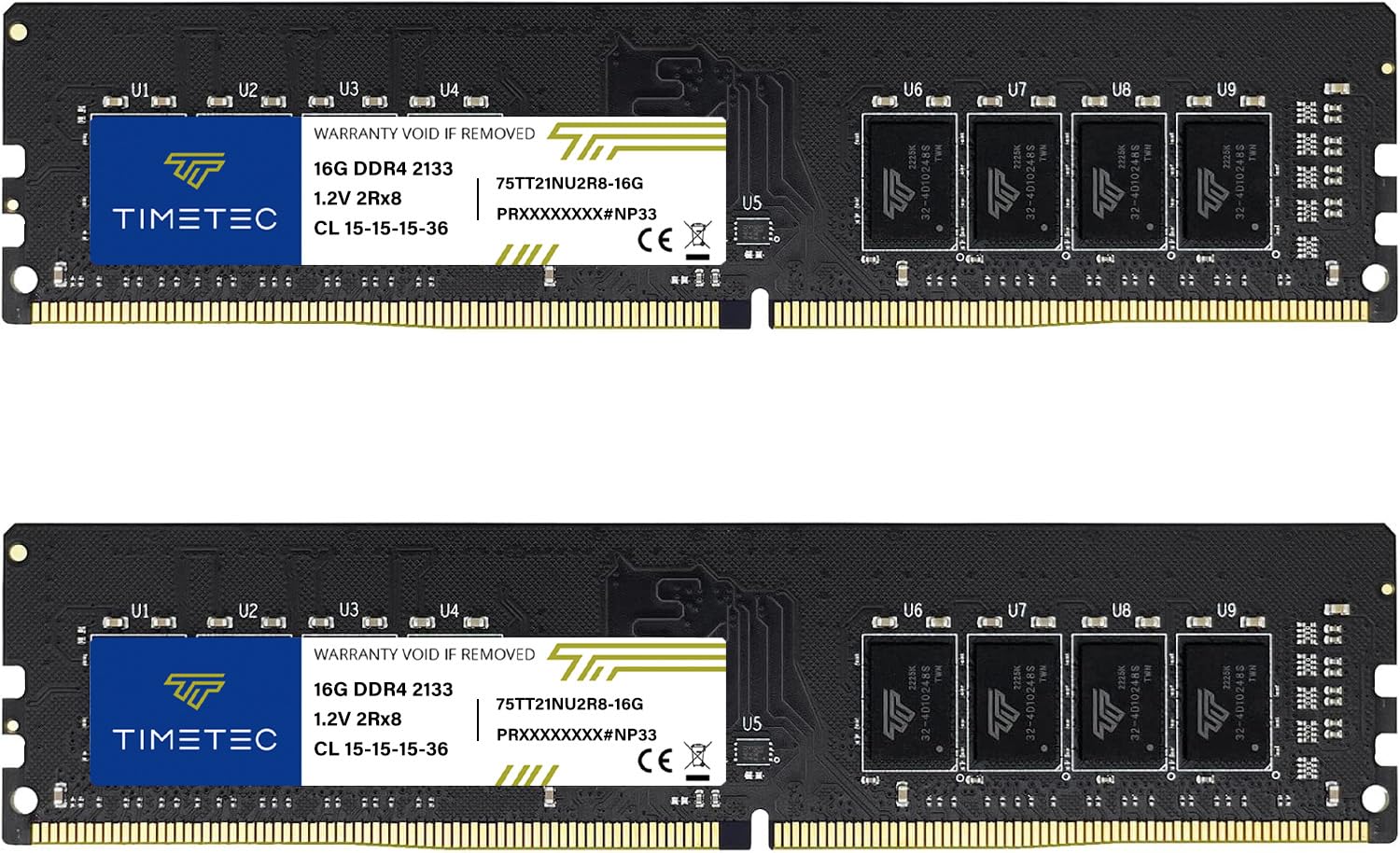 Timetec Hynix IC 32GB KIT 2x16GB DDR4 2133MHz PC4-17000 Non ECC Unbuffered 1.2V CL15 2Rx8 Dual Rank 288 Pin UDIMM Desktop PC Computer Memory Ram Module Upgrade 32GB KIT 2x16GB 3-image-42