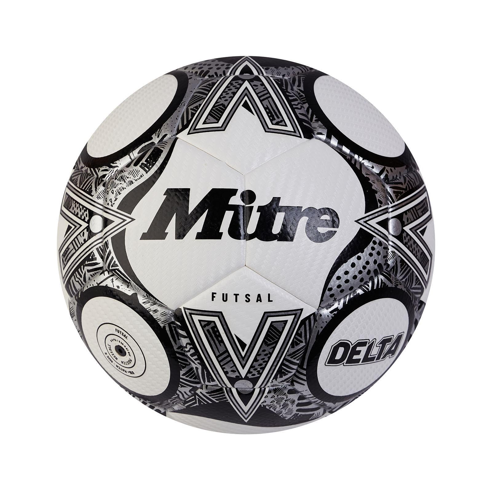Mitre White/Black/Silver Delta Futsal 24