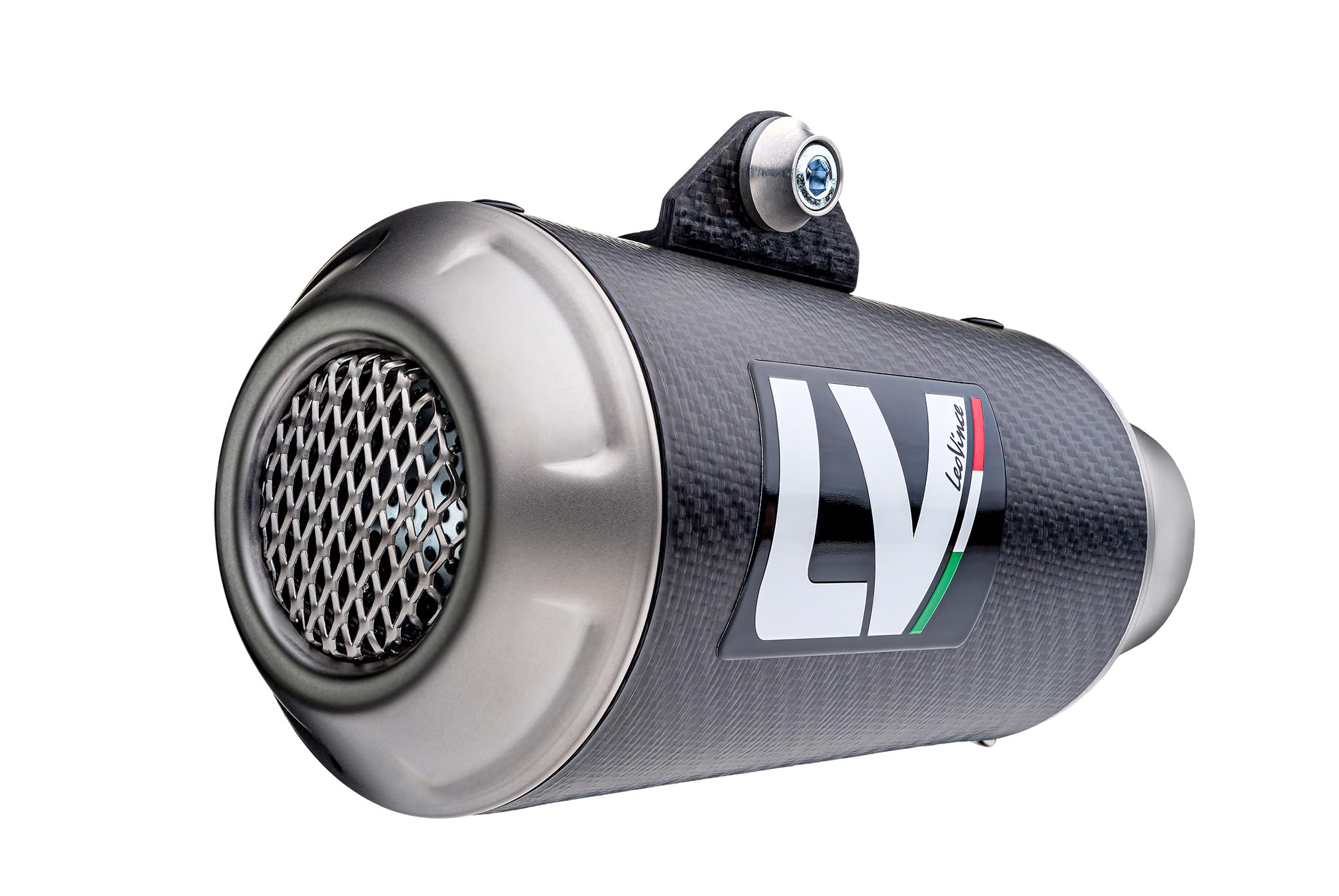 LeoVince Endschalldämpfer LV-10 Carbon Edelstahl Kappe Carbon Hitzeschild kompatibel Ducati Scrambler 800 Icon Full Throttle Night Shift 2023-2026