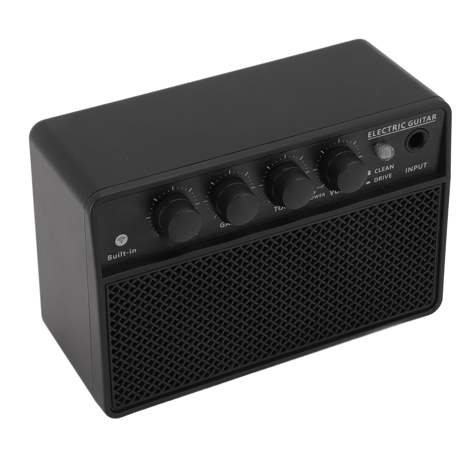 Tragbarer 10-W-Bassverstärker mit Wiederaufladbarem 3, 7-V-2000-mAh-Akku, Kleine Größe und Elegantes Design, Plug-and-Play, USB C, 4 Stunden Nutzungsdauer, 6, 35-mm-Eingangsbuchse