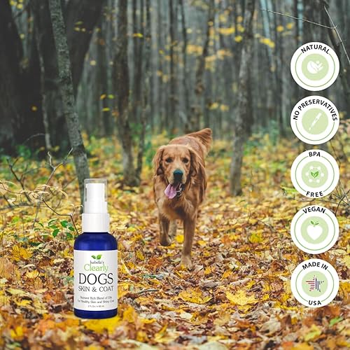 Miniatura 4 de Aceite natural para la piel y el pelaje de los perros para aliviar la picazón seca en la piel, añadir brillo a un pelaje opaco, reducir el
