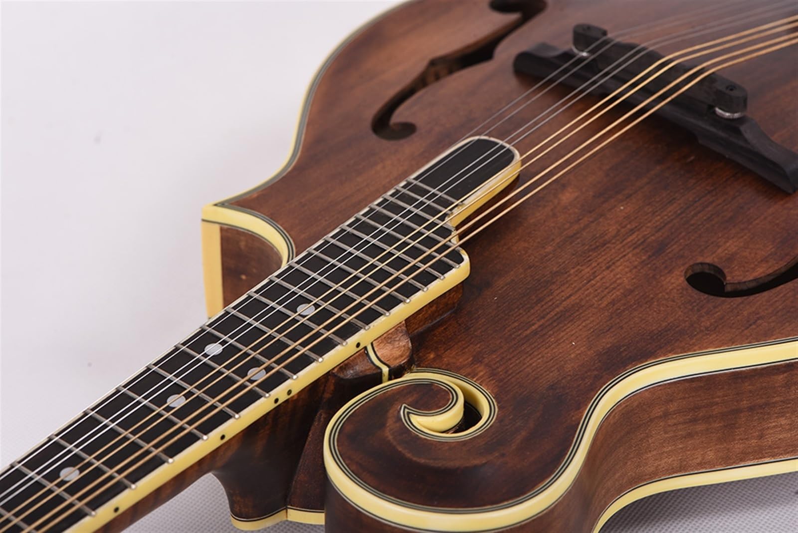 Generic Mandolin Instrument Mandolin Vintage Pure Handmade All Solid Wood Mandolin - Image 5