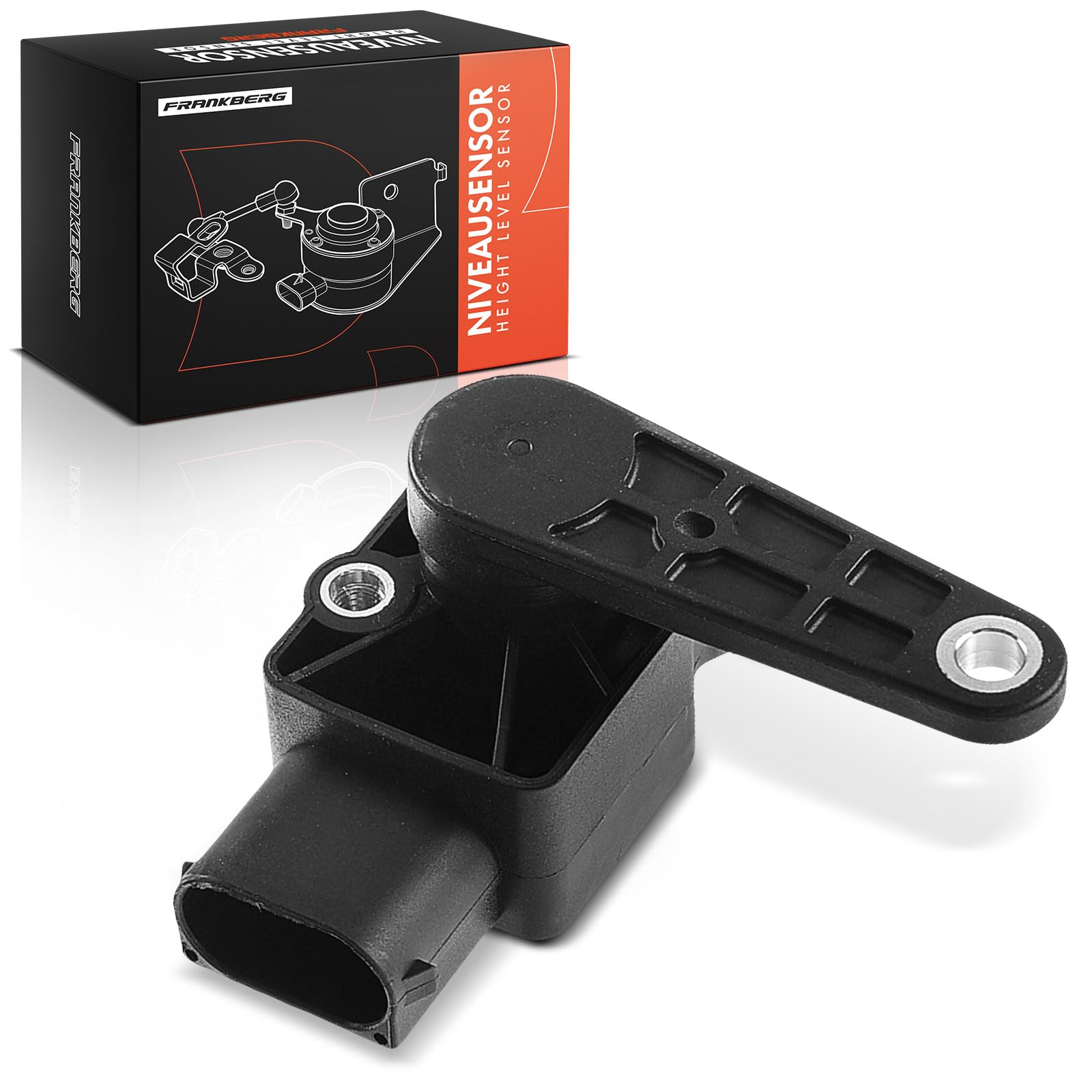 Frankberg Sensore di altezza del livello del faro Compatibile con X1 E84 X5 E70 X6 E71 E72 Serie 3 Touring E91 Serie 3 E90 Replace# 37146785206