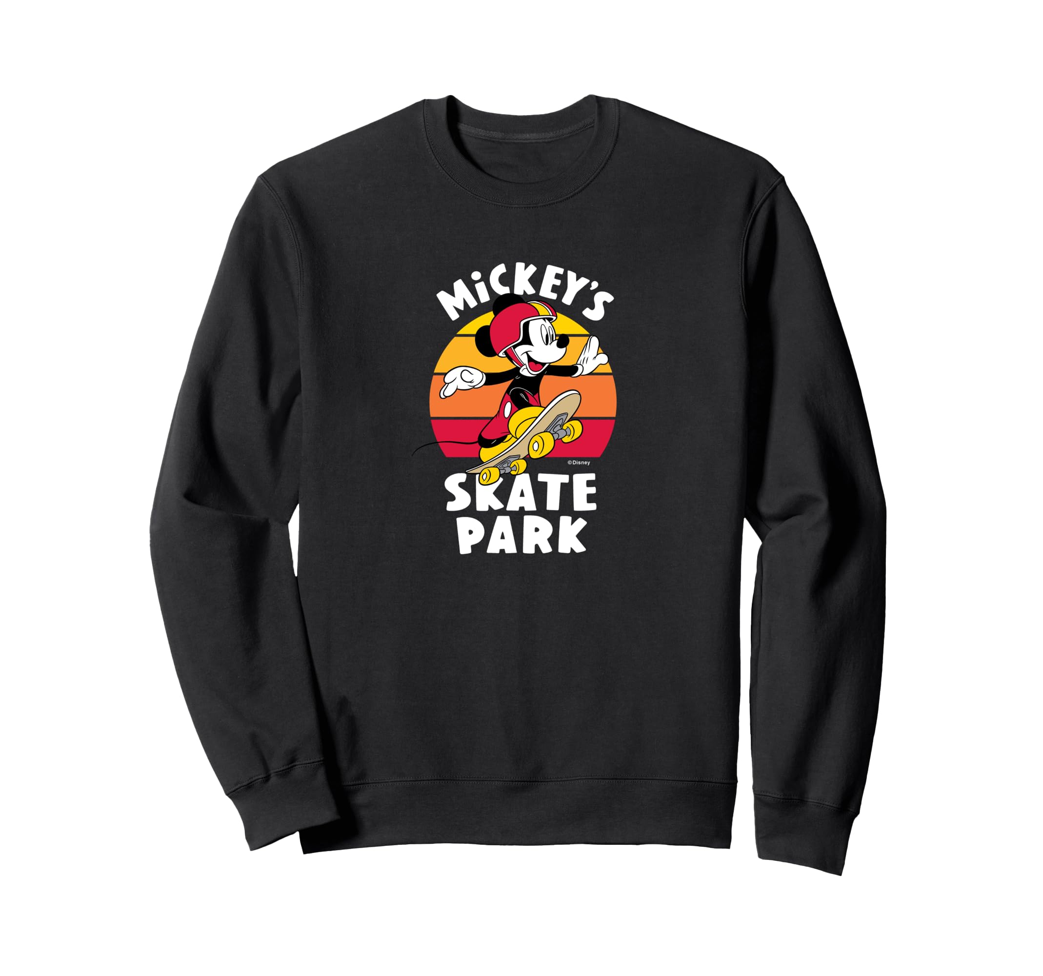 Sweatshirt Mickey Mouse avec motif imprimé rétro résistant au lavage