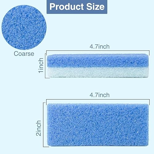 Miniatura 2 de OOTDAY Estropajo de pies, piedra pómez profesional con doble cara para pies, almohadillas desechables de piedra pómez adecuadas para piel muerta y