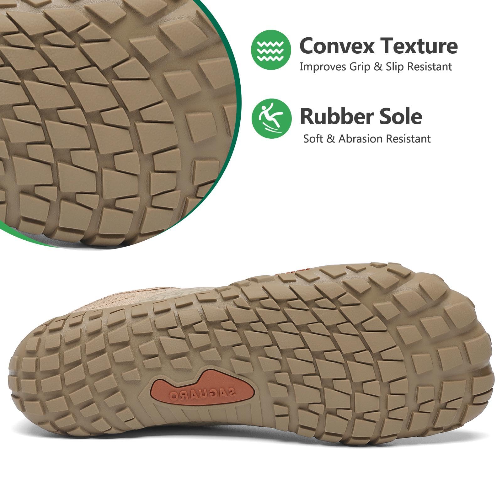 SAGUARO Estate Scarpe Barefoot Minimaliste Uomo Donna Comode e Leggere Antiscivolo Trekking Trail Running Scarpe Asciugatura Rapida Outdoor e Indoor