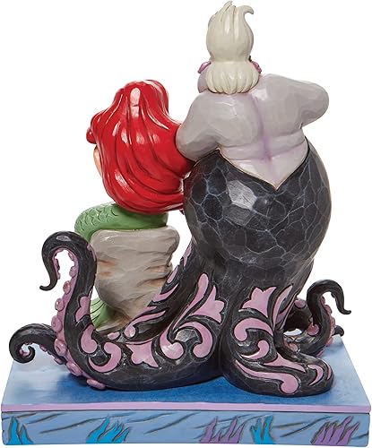 Miniatura 2 de Enesco Jim Shore Disney Traditions - Figura de Ariel y Úrsula, 9.5 pulgadas, multicolor