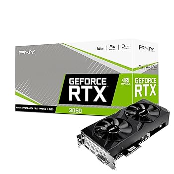 グラフィックボード・グラボ・ビデオカード RTX3050 8gb Amazon | PNY GeForce RTX™ 3050 8GB Verto デュアルファン