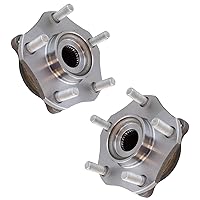 Vista 149 de TRQ Juego de 2 rodamientos de rueda trasera y conjunto de cubo con sensor ABS compatible con Ford Transit Connect 2014-2018