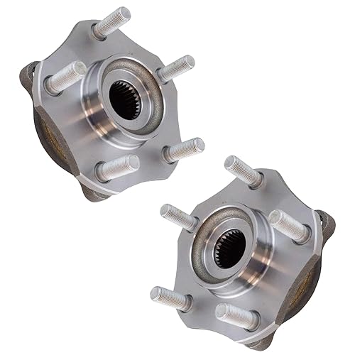 Vista 149 de TRQ Juego de 2 rodamientos de rueda trasera y conjunto de cubo con sensor ABS compatible con Ford Transit Connect 2014-2018