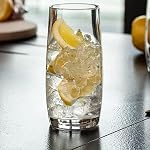 KROSNO Blended Verres à longue boisson 6 | 13.9 oz (410 L'eau, le jus, les cocktails, la verrerie Highball, le cristal clair.Lavage-vaisselle sans danger, fabriqué en Europe. Verre sans plomb, verre à cocktail, demi-verre, bière.