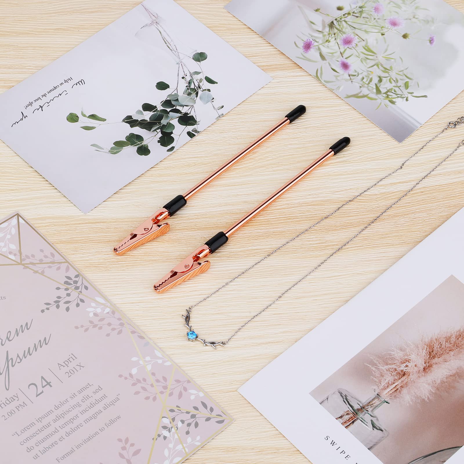 3 Stück Schmuck Helfer Werkzeug | Gold, Silber, Roségold | Zum Einfachen Schließen Von Armbändern