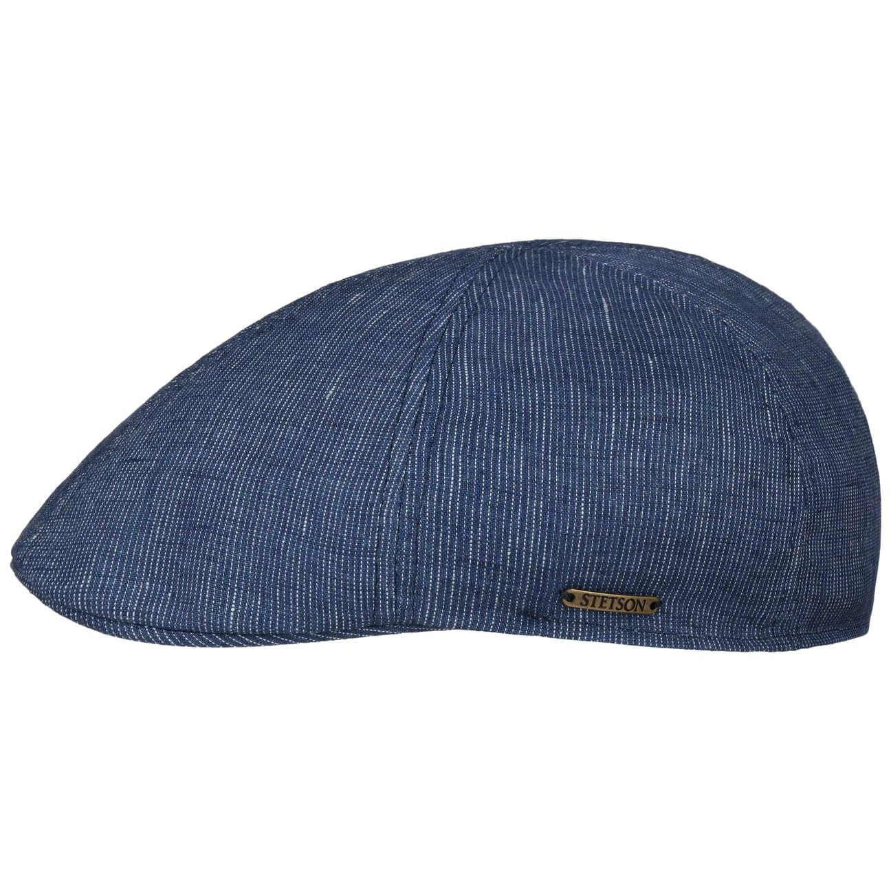 Stetson Kaszkiet Texas Stripe StructureKobiety/Mężczyźni - Made in the EU czapka gawroszka Z daszkiem, daszkiem wiosna-lato Wiosna Lato - 58 cm niebieski
