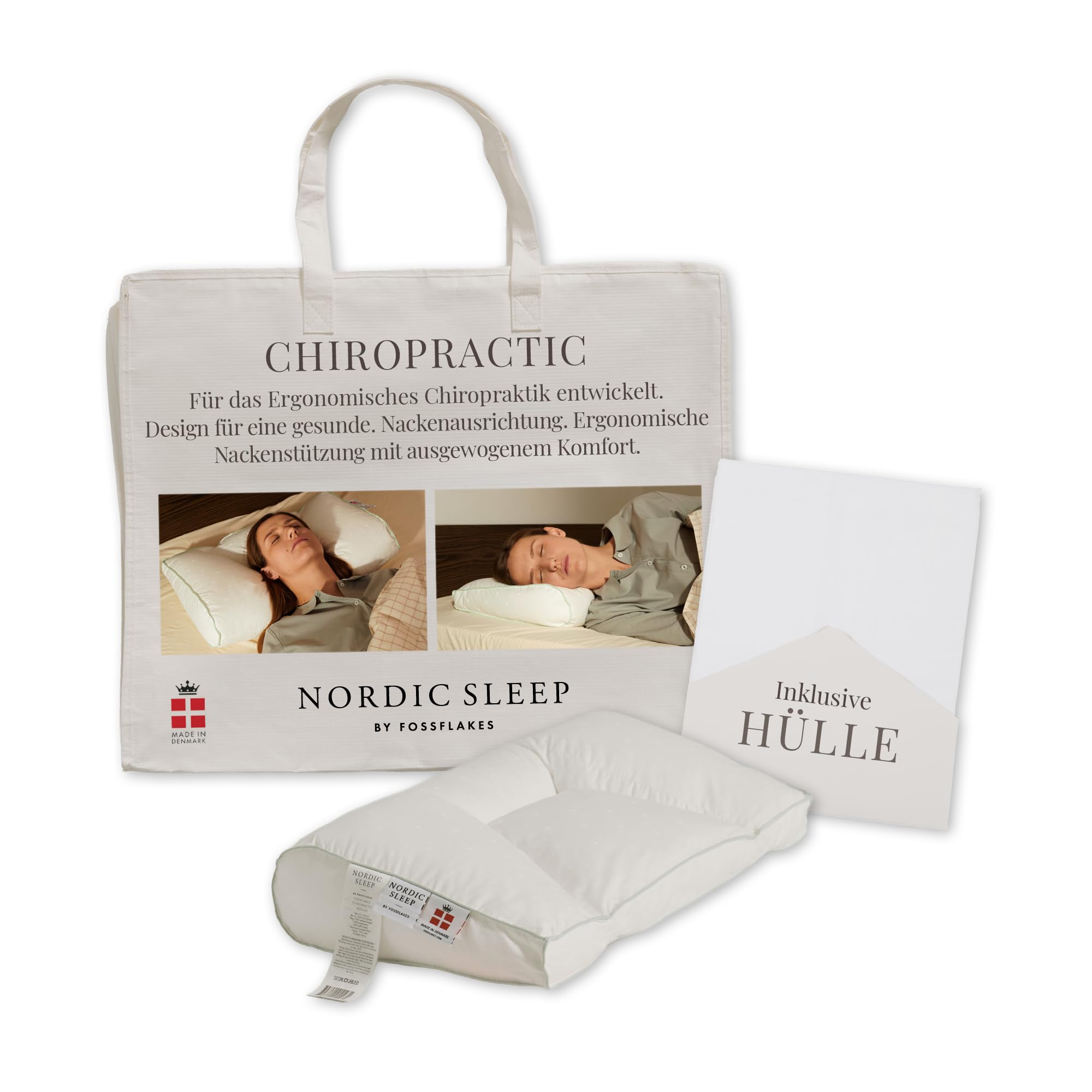 Amazon.com: FOSSFLAKES Nordic Sleep Chiropractic Ergonomic Neck